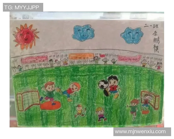 趣味卡通球星足球绘画展现绿茵激情与创意艺术魅力